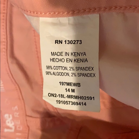 Riders by Lee light pink mid rise Bermuda shorts - Picture 7 of 10